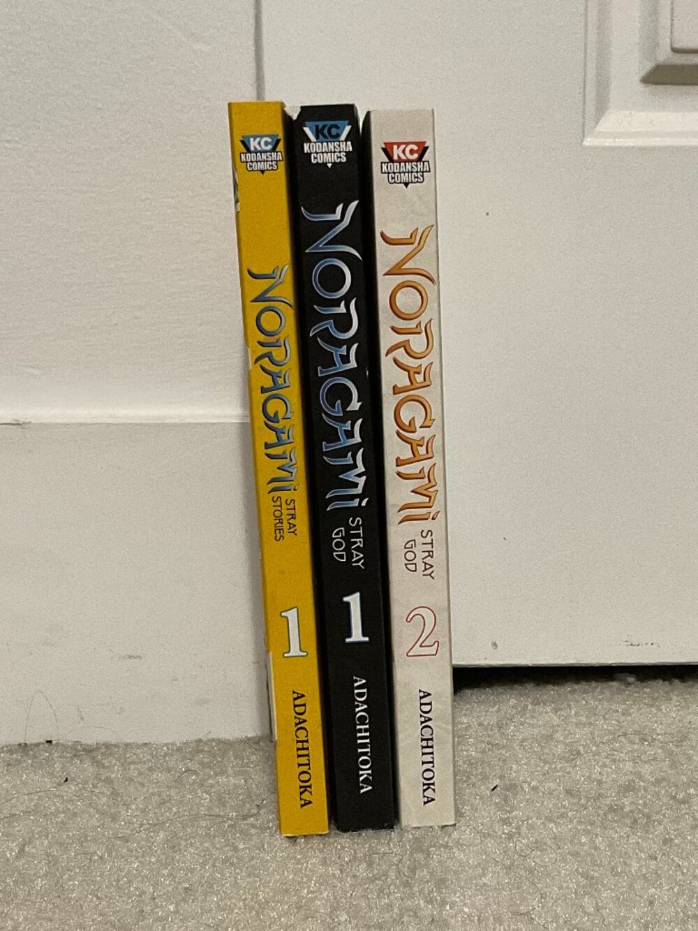 ENGLISH Noragami Manga - Vol 1,2 + Stray Stories Vol 1
